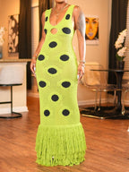 Forest Knit Maxi Dress