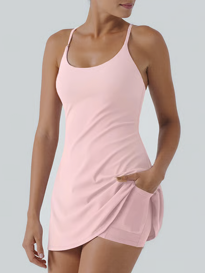 The Ultimate Tummy Control Backless Active Dress