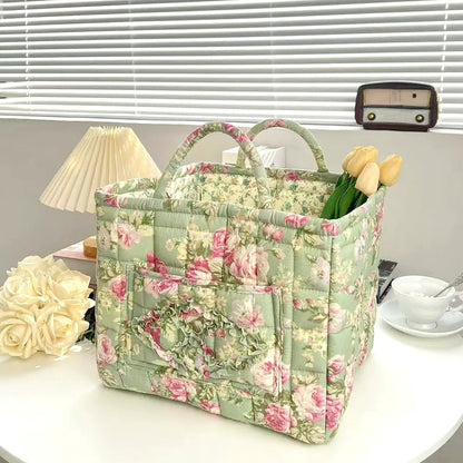 Boho Fabric Storage Basket