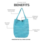 Hand-woven Leather Bag