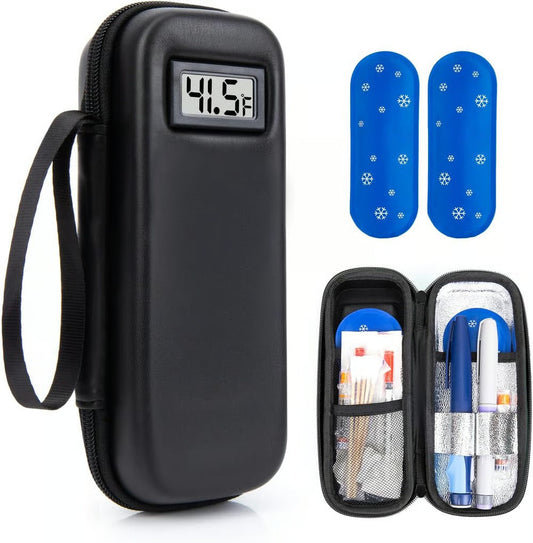 Insulin Cooler Travel Case With Temperature Display