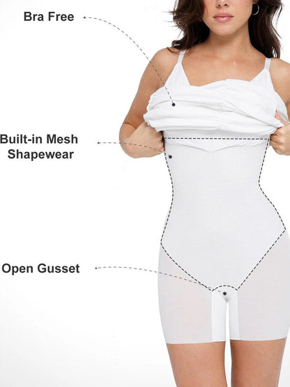 Plunging V Ruched Bodycon Mini Dress
