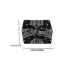 Printed Cross Yoga Headband