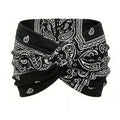 Printed Cross Yoga Headband