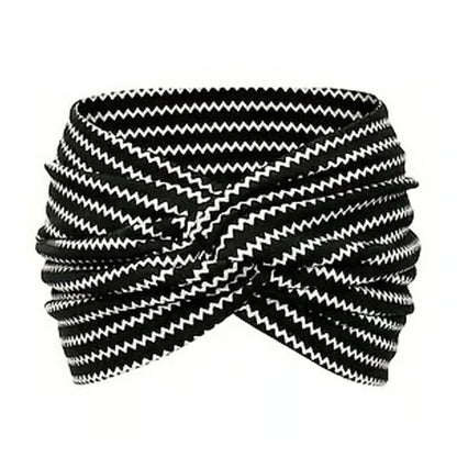 Printed Cross Yoga Headband