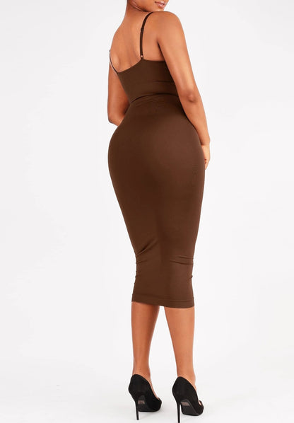 Seamless Midi Body Shaper Dress
