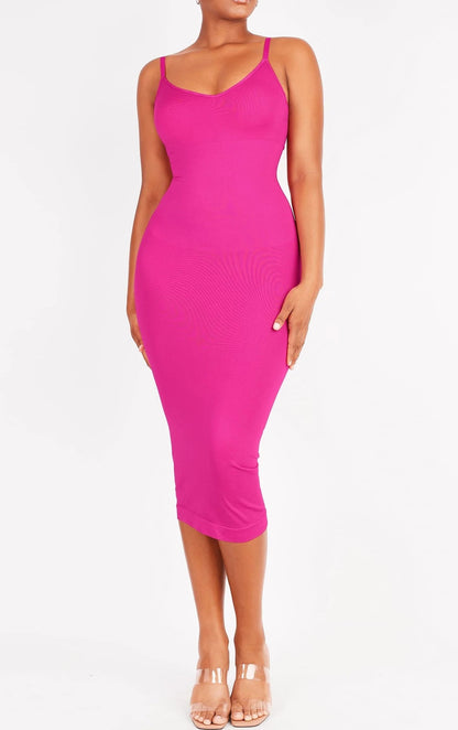 Seamless Midi Body Shaper Dress