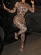 Leopard Mesh Transparent Set