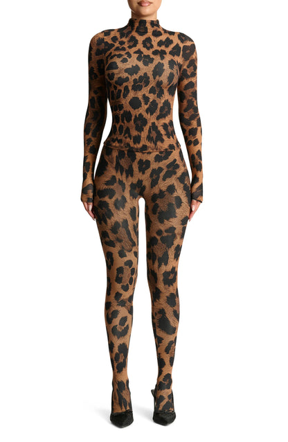 Leopard Mesh Transparent Set