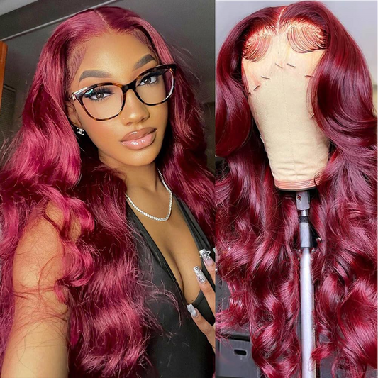 Highlight Balayage Lace Front Wig Human Hair