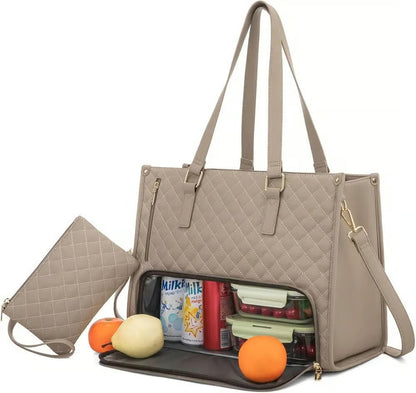 3 In 1 Lunch Tote Bag For Women