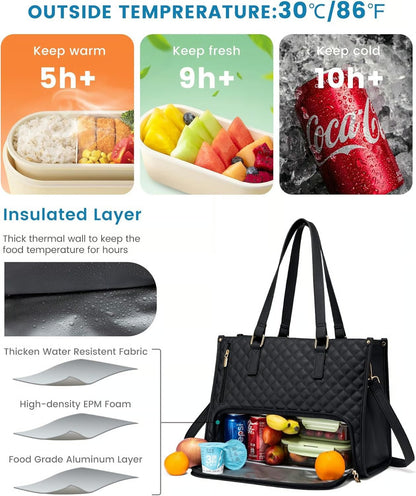 3 In 1 Lunch Tote Bag For Women