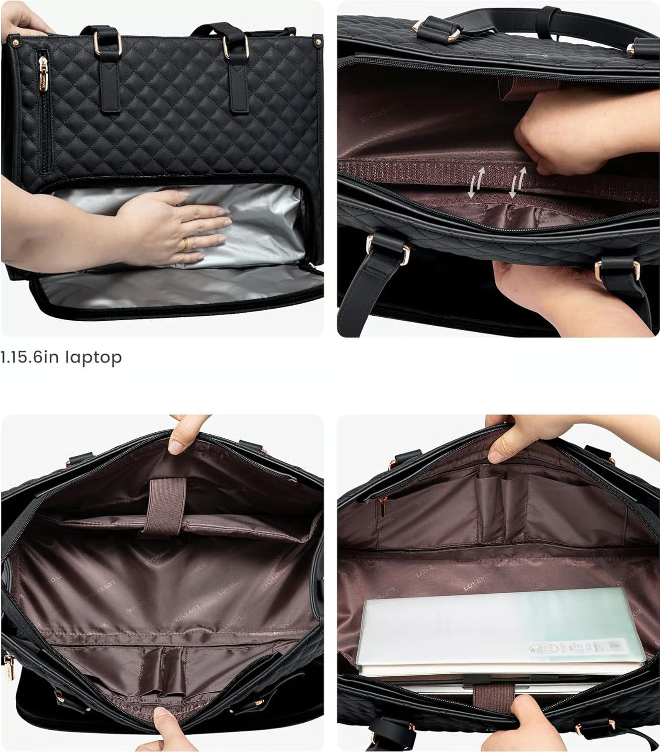 3 In 1 Lunch Tote Bag For Women