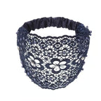 Plum Blossom Hollow Beaded Wide Headband