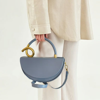 Women‘s Fashionable Solid Color Handbag