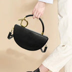 Women‘s Fashionable Solid Color Handbag