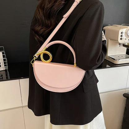 Women‘s Fashionable Solid Color Handbag