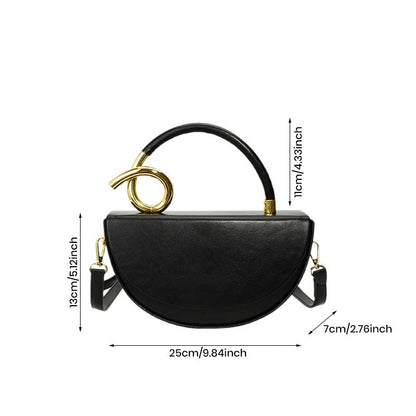 Women‘s Fashionable Solid Color Handbag