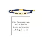 Braided Adjustable Inspire Bracelet