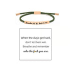 Braided Adjustable Inspire Bracelet