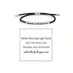 Braided Adjustable Inspire Bracelet