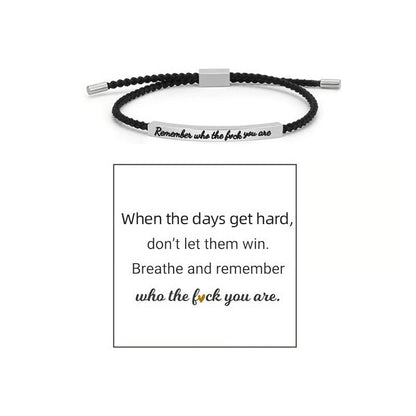 Braided Adjustable Inspire Bracelet