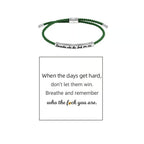 Braided Adjustable Inspire Bracelet