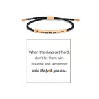 Braided Adjustable Inspire Bracelet