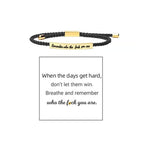 Braided Adjustable Inspire Bracelet