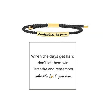 Braided Adjustable Inspire Bracelet
