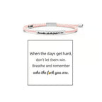 Braided Adjustable Inspire Bracelet