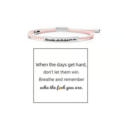Braided Adjustable Inspire Bracelet