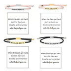 Braided Adjustable Inspire Bracelet
