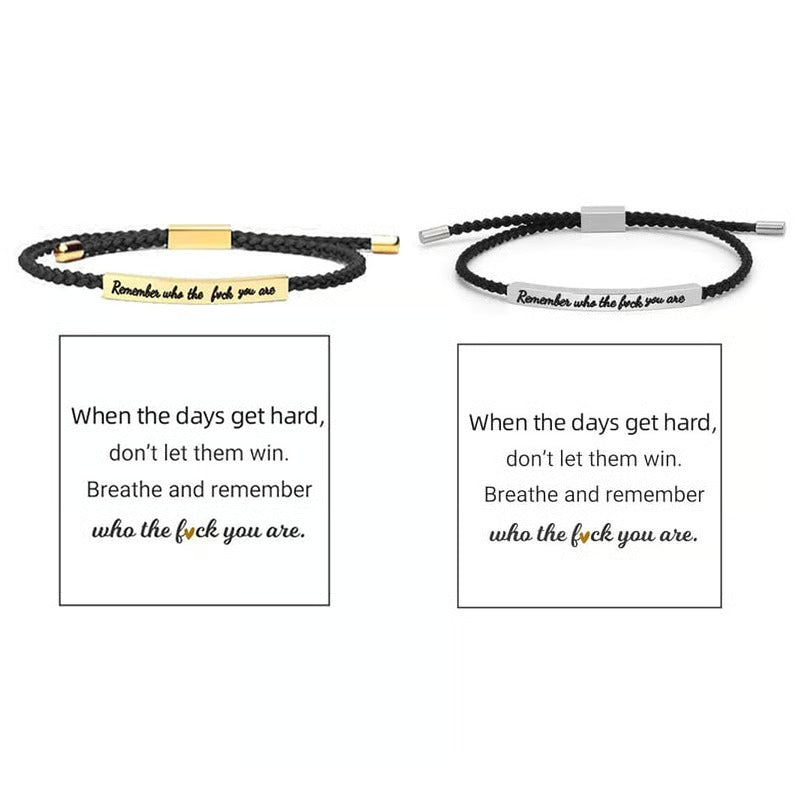Braided Adjustable Inspire Bracelet