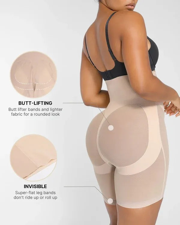 Mesh Smooth Butt-Lifting Shorts