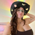 Suncatcher Cowgirl Straw Prism Hat