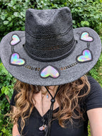 Suncatcher Cowgirl Straw Prism Hat