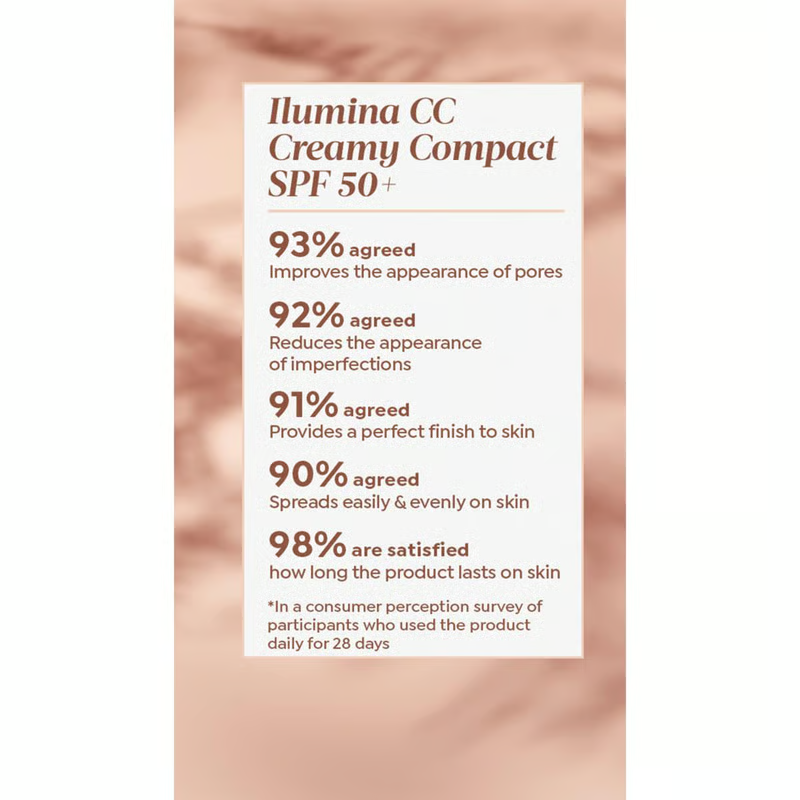 Always Ilumina CC Creamy Compact SPF 50  And Pouch