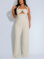 Braided Halter Jumpsuit