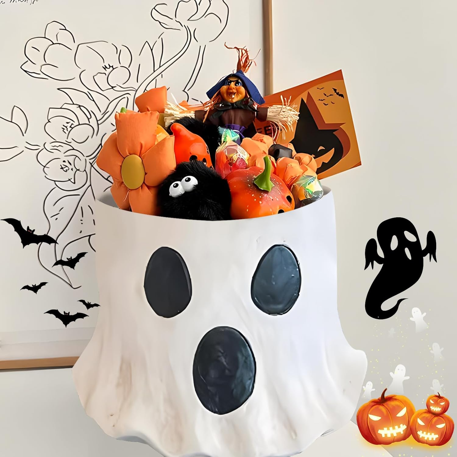 Cutest Halloween Candy Bowl Deco