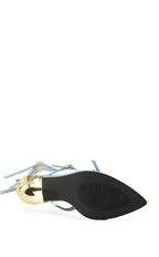 DENIM STILETTO SANDAL