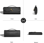 Trendy Woven Evening Clutch Purses For Women Evening Bags
