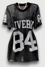 No. 84 Loose Mesh Top, Vest, and Shorts 3-Piece Set
