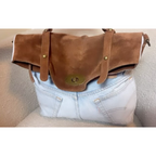 Luxe Denim Handbag