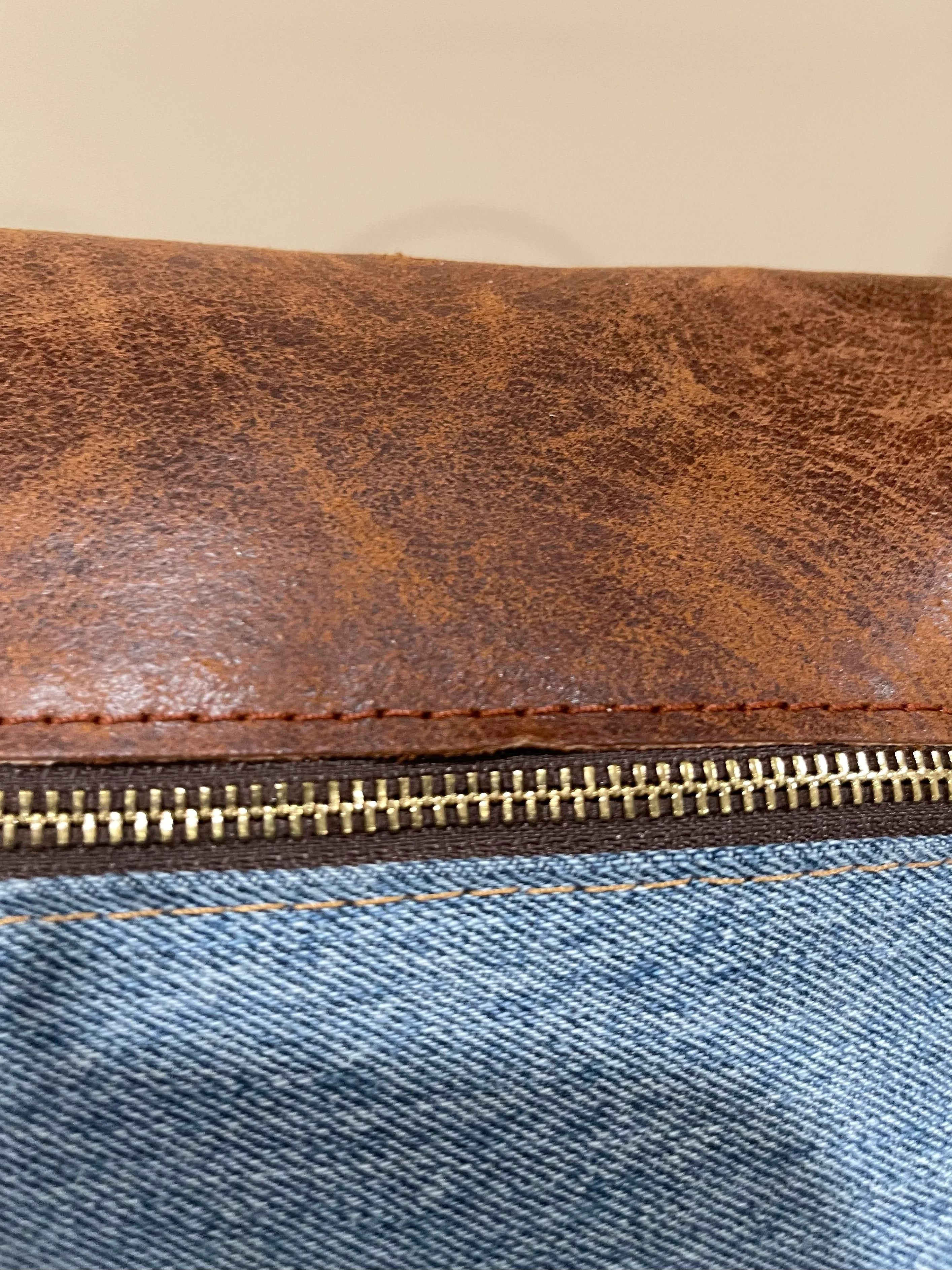 Luxe Denim Handbag