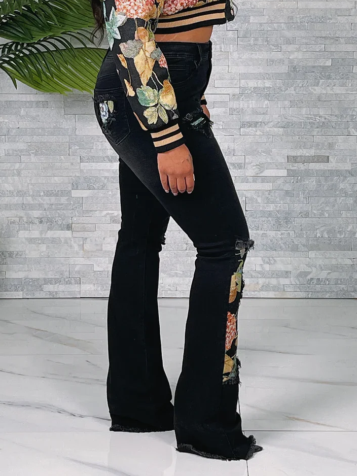 Black Stretch Jeans