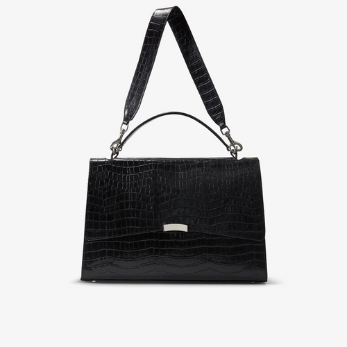 Black Croco Briefcase