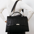 Black Croco Briefcase