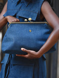 Denim Clutch