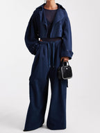 Navy Blue Tooling Modeling Suit